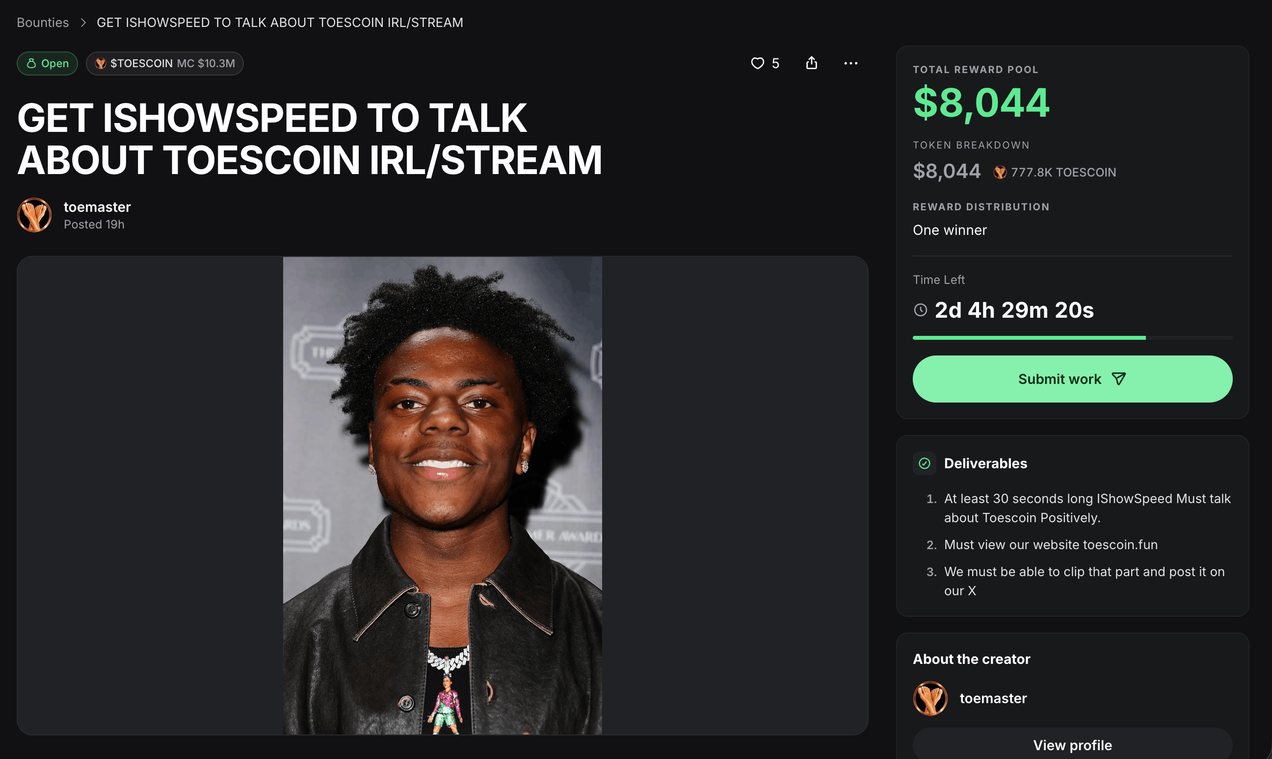 Trending bounty 3